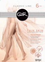 Gatta Thin Skin - 6 Denier Ultra-Transparent Pantyhose with Makeup Effect