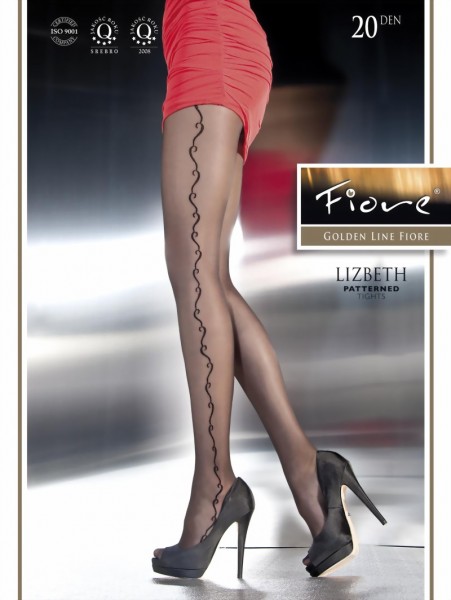 Fiore - Subtle patterned tights Lizbeth 20 DEN
