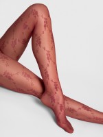 Fiore - 20 denier tights with romantic flower pattern