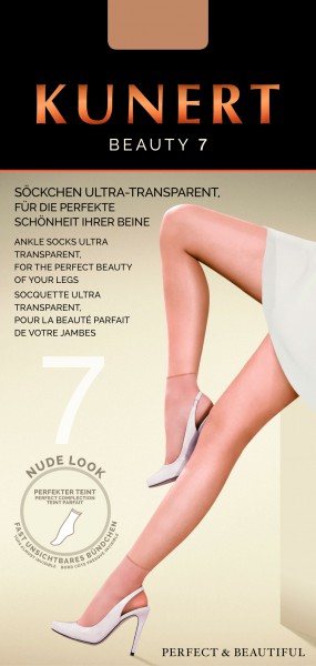 Kunert Beauty 7 - Ultra-transparent nude look summer socks
