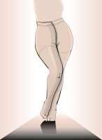 Fiore - 20 Denier Matte Plus Size Pantyhose