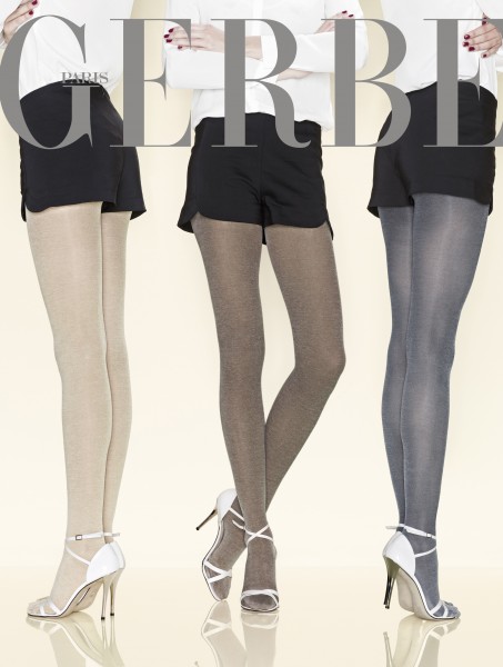 Gerbe - Soft opaque tights with cotton Elanore
