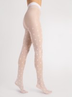 Fiore - 20 Denier Pantyhose with Subtle Flower Pattern