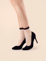 Fiore - Chaussettes avec motif à pois Fiore - Chaussettes avec motif à pois