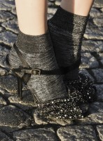 Gaspard Yurkievich and Gerbe - Designer ankle socks with gloss and sparkle effect Incroyable Gaspard Yurkievich and Gerbe - Designer ankle socks with gloss and sparkle effect Incroyable
