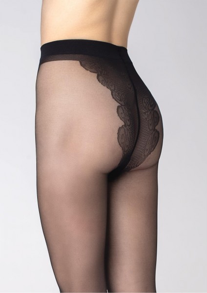 Marilyn - Sheer tights with elegant bikini brief top Bikini 20 den