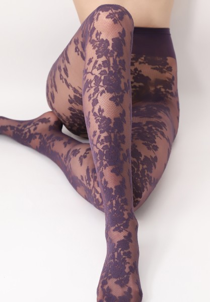 Oroblu - Delicate, tulle floral lace pattern tights