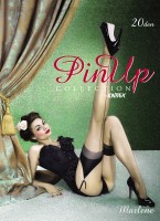 Knittex Marlene - Bas voile avec couture, transparent mat Knittex Marlene - Bas voile avec couture, transparent mat