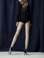 Fiore Intrigue - Collant avec motif à pois et couture Fiore Intrigue - Collant avec motif à pois et couture