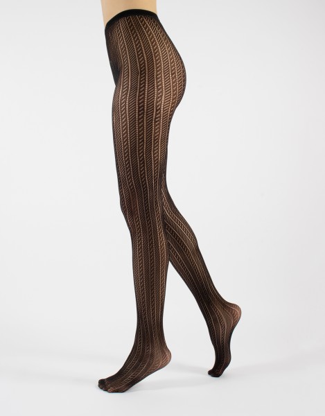Cette - Patterned fishnet tights made with recycled yarn