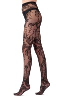 Pretty Polly Botanical Mesh Tights with Flower Pattern