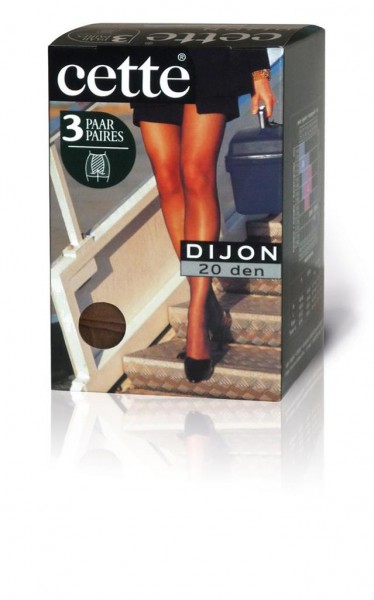 Cette Dijon - 3 Pack 20 denier tights without elastane