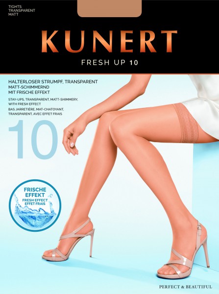 Kunert Fresh Up 10 - Transparent summer hold ups