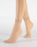 Cette - 2 Pack 18 denier sheer ankle socks
