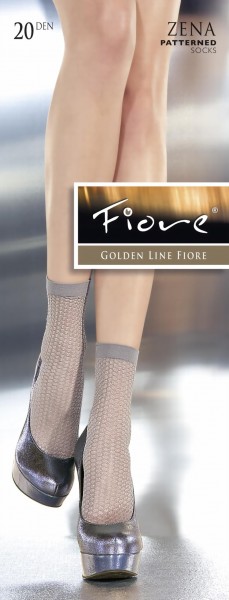 Fiore - Patterned socks Zena 20 denier