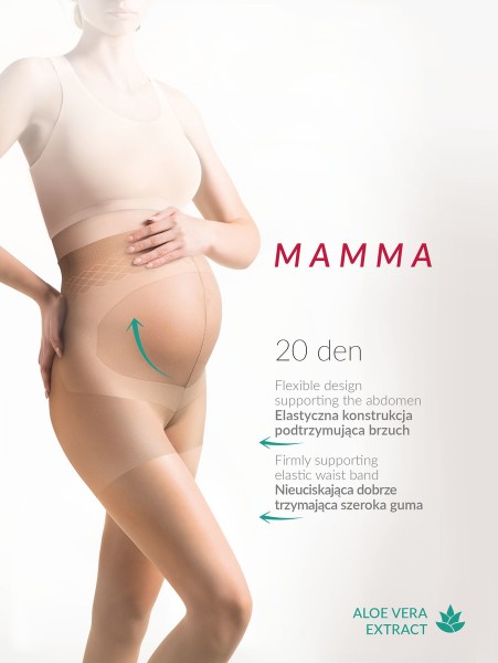 Gabriella - Maternity tights Mamma, 20 DEN