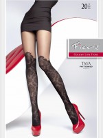 Fiore - Stylish patterned over the knee tights Taya 20 DEN Fiore - Stylish patterned over the knee tights Taya 20 DEN